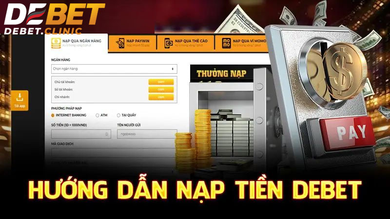 Nạp tiền DEBET với thẻ cào